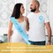 2 Pack Blue Baby Shower Sash Mom to Be Sash Baby Shower Mommy And Daddy To Be Badge Decorations Gender Reveal Props